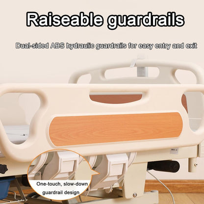 Adjustable Tilting Design Electric Hospital Beds with Exercise Handles for Home Use for Elderly Post-Surgery Use, Motor Control & Central Locking System (Bed)9