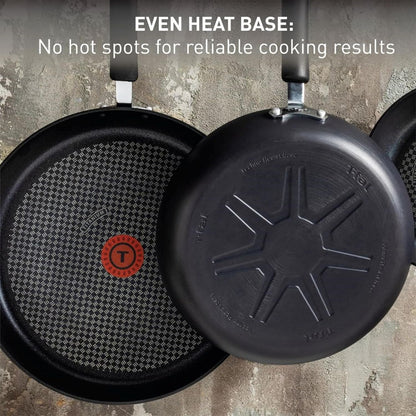Ultimate Hard Anodized Nonstick Fry Pan with Lid 12 Inch, Oven Broiler Safe 400F, Lid Safe 350F, Cookware, Pots and Pans, Kitchen Frying Pans, Skillets, Home, Dishwasher Safe, Onyx6