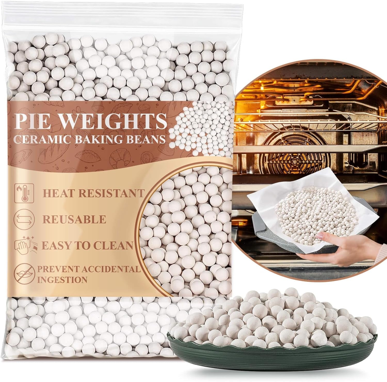0-94lb-ceramic-pie-weights-reusable-baking-beans-for-blind-baking-natural-stoneware-pie-crust-weights-for-tarts-quiche-and-pastry-shells-reusable-oven-safe-beans-for-home-baking