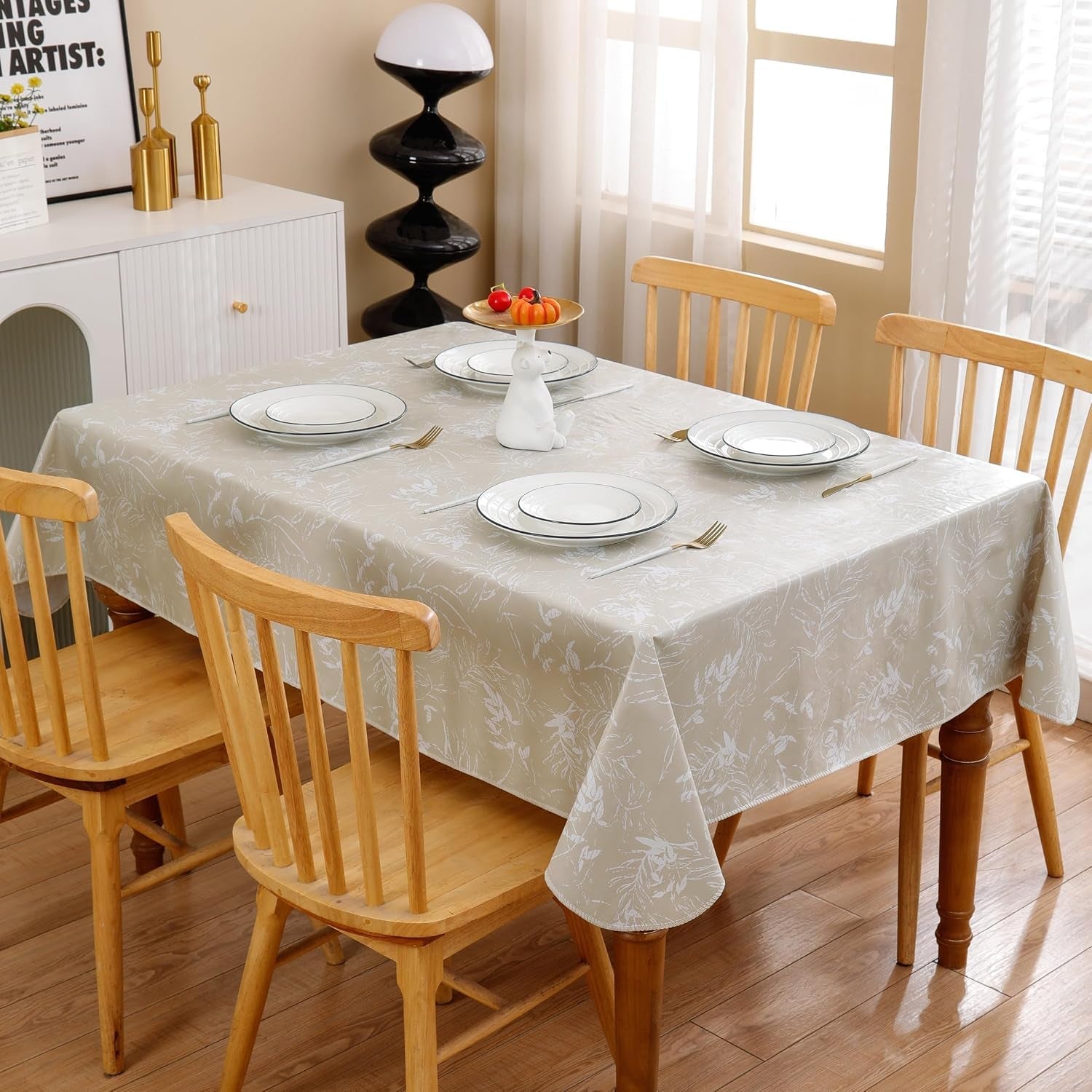 heavy-duty-vinyl-tablecloth-with-flannel-backing-waterproof-oil-proof-plastic-table-cloth-stain-resistant-wipeable-rectangle-or-square-table-cover-for-indoor-and-outdoor-beige-leaf-54x54-inch