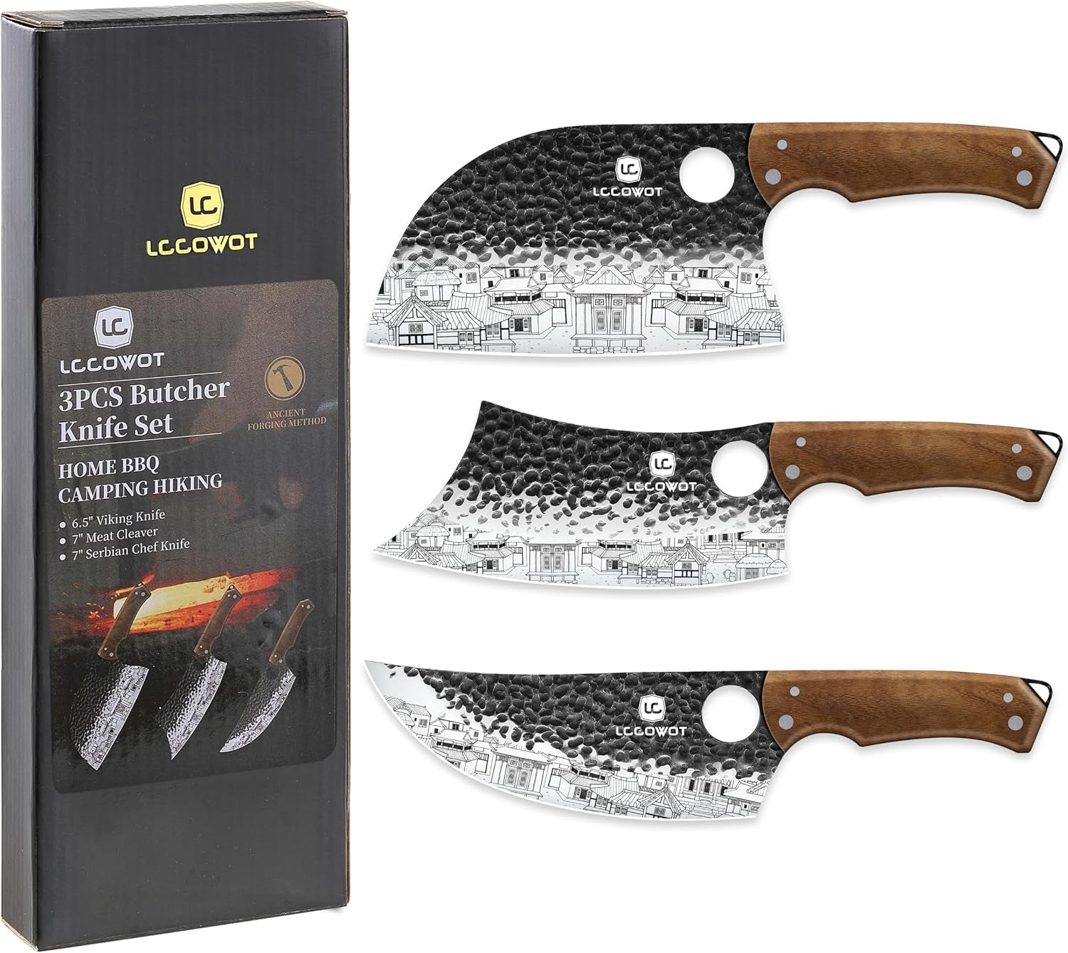 3pcs-butcher-knife-set-includes-7-butcher-meat-cleaver-7-serbian-chef-and-6-5-viking-knife-stainless-steel-kitchen-knife-set-with-wood-handle-geat-for-indoor-outdoor-stylish-pattern
