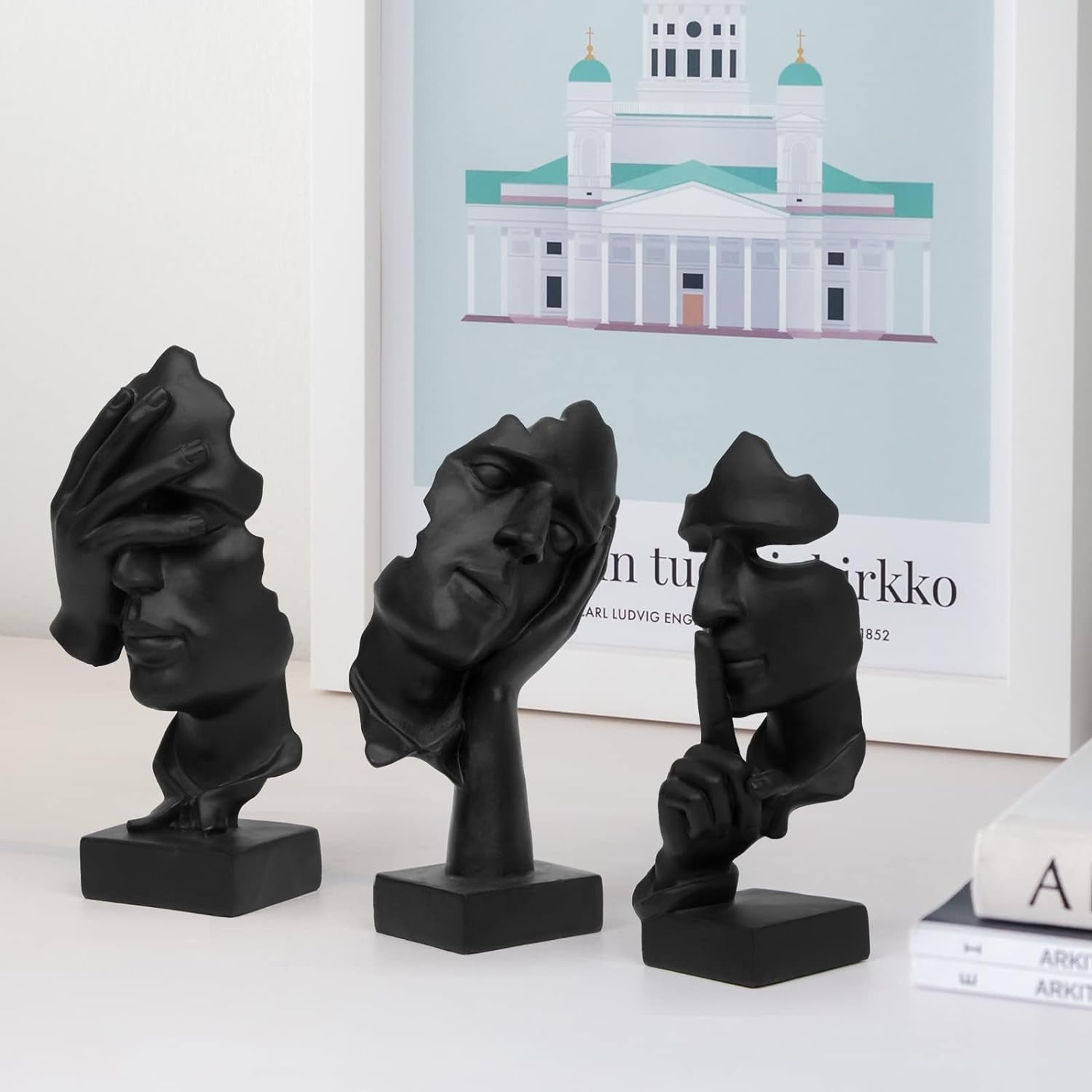 prosfalt-3-pcs-thinker-statue-silence-is-gold-abstract-art-figurine-no-hear-no-see-no-speak-modern-home-resin-sculptures-decorative-objects-decor-for-home-office-bookshelf-desktopblack-a-41