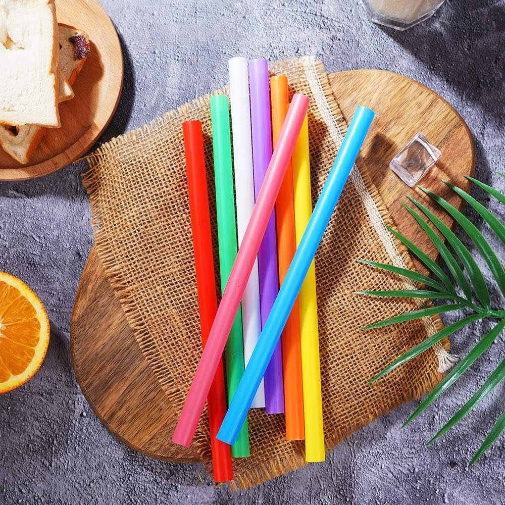 200-pcs-jumbo-smoothie-straws-colorful-wide-mouth-milkshake-disposable-plastic-0-43-diameter-x-8-2-long-8-colors-mixed