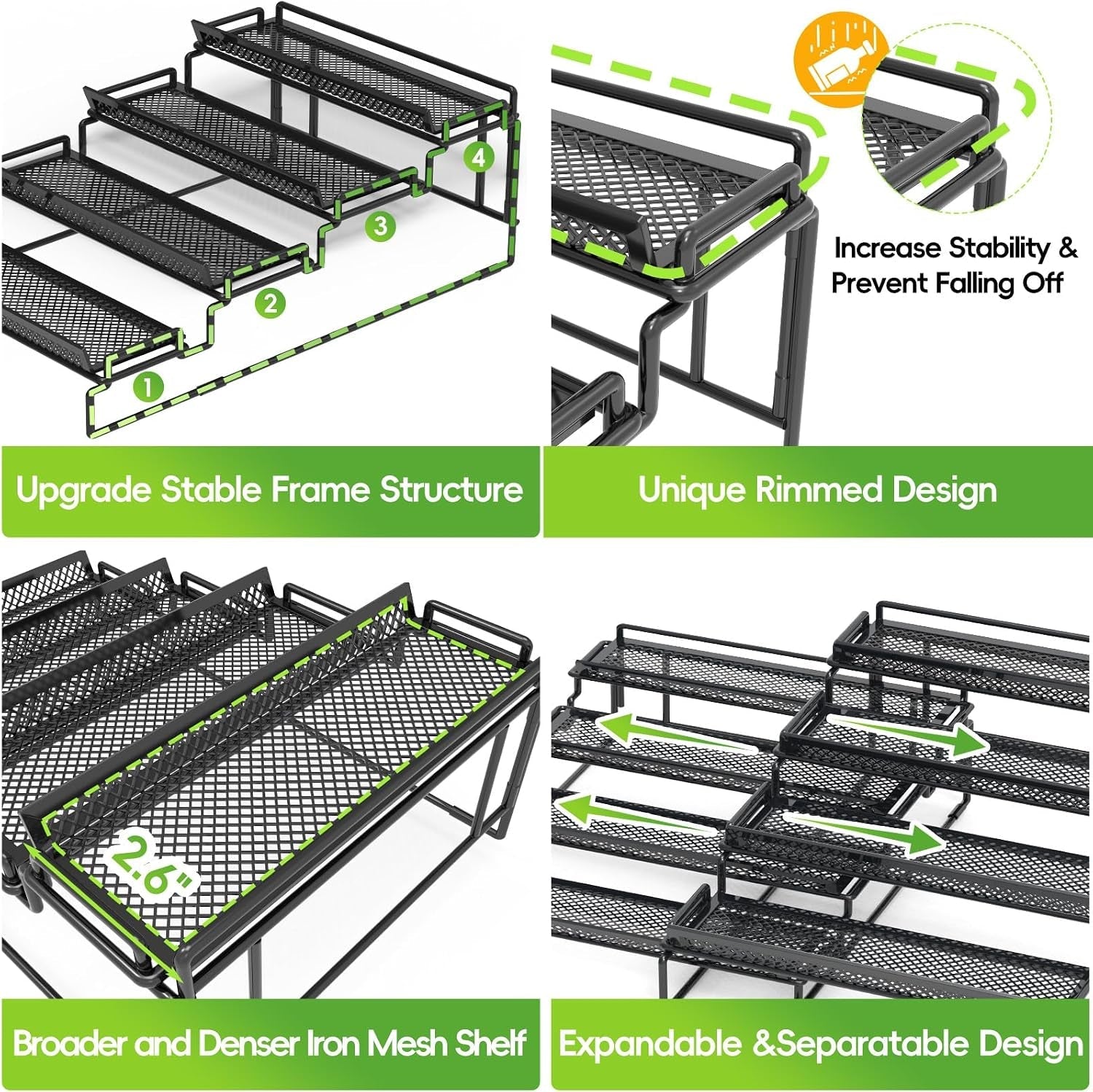2-pack-spice-rack-organizer-for-cabinet-4-tier-black-s-l-seasoning-organizer-rack-for-inside-cabinets-countertop-pantry-storage