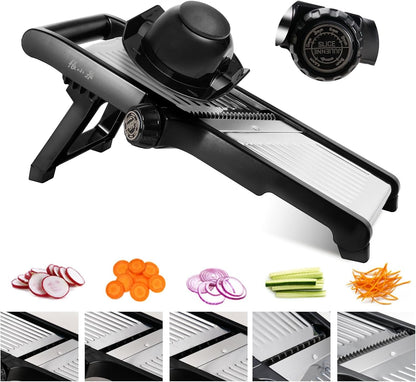 Adjustable Mandoline Slicer 5-In-1 Stainless Steel Vegetable Cutter1