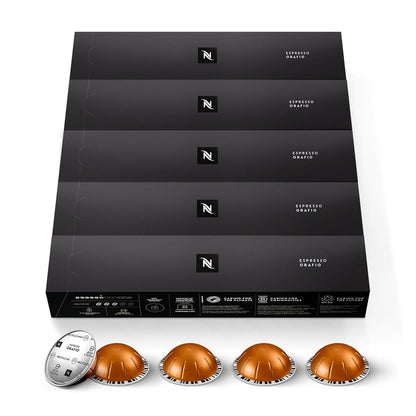 Nespresso Vertuo, Orafio, Medium Roast, 50-Count Espresso Pods | Capsules Pack of 1 Coffee2