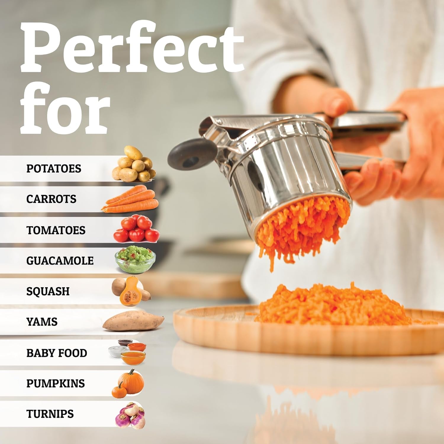 prioritychef-large-15oz-potato-ricer-heavy-duty-stainless-steel-potato-masher-and-ricer-kitchen-tool-press-and-mash-kitchen-gadget-for-perfect-mashed-potatoes-everytime