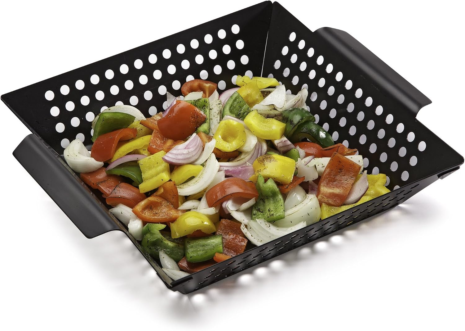 11-x-11-non-stick-grill-wok-perforated-bbq-grill-basket-for-grilling-veggies-meat-stir-fry-outdoor-grilling-basket-for-charcoal-and-gas-grills