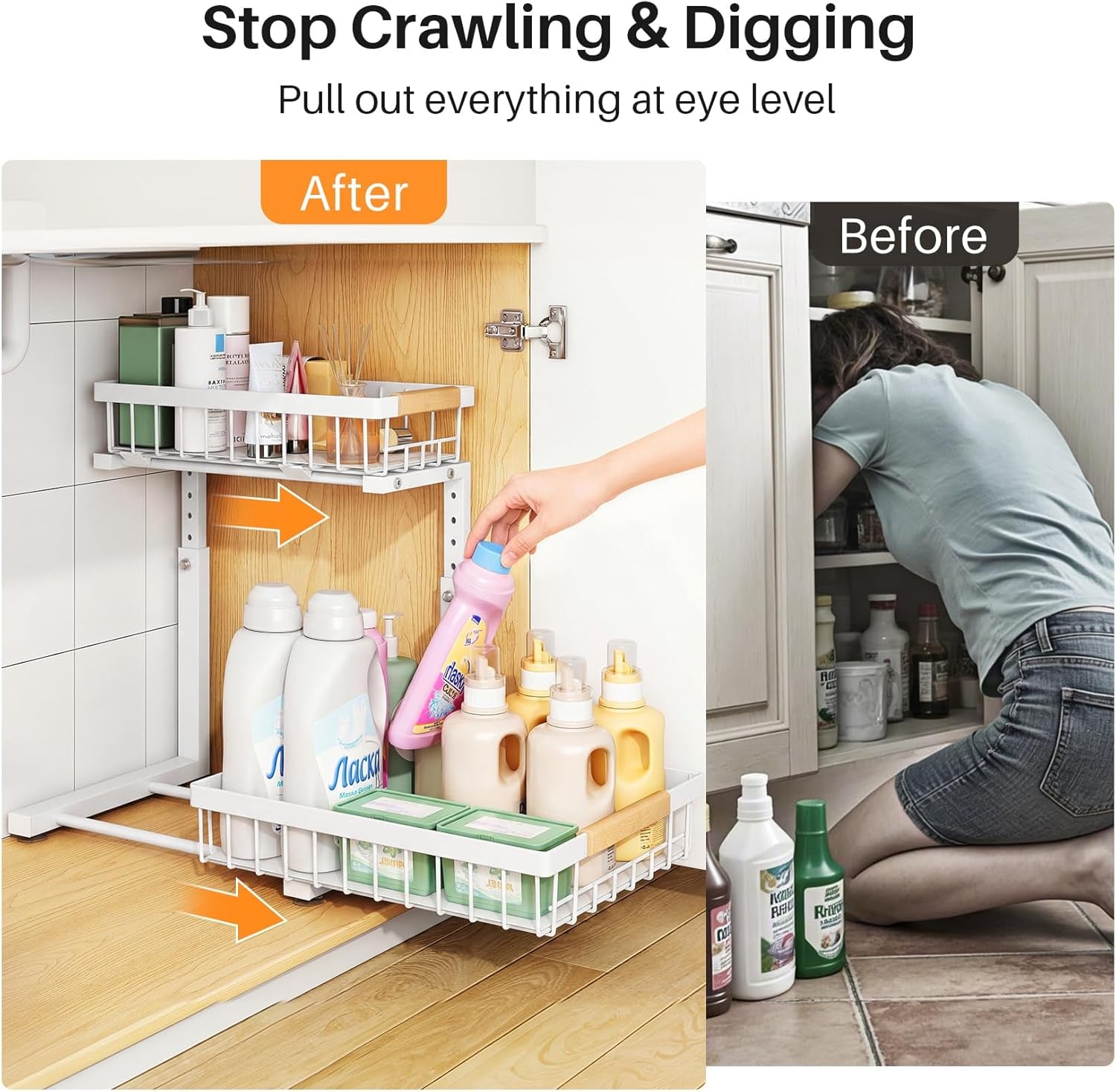 under-sink-organizer-adjustable-height-2-tier-pull-out-under-cabinet-organizer-slide-out-thickened-metal-under-sink-storage-for-kitchen-bathroom-laundry-pantry-cabinet-white-large-2-pack