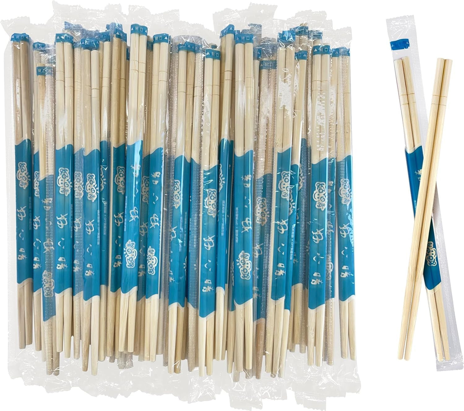 52usa-disposable-bamboo-chopsticks-100-sets-9-long-chinese-chopsticks-individually-wrapped-wooden-chopsticks-clear-bag-bulk