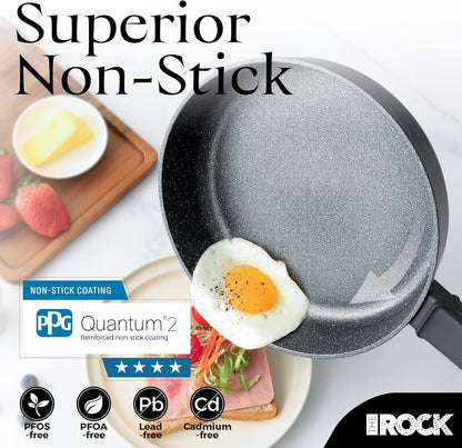 SOHO 11-Inch Non Stick Frying Pan – Nothing Sticks, Never Warps, Lasts Longer, Healthy Skillet with Heat-Resistant Handle, PFOA Free, Oven & Dishwasher Safe, Black5