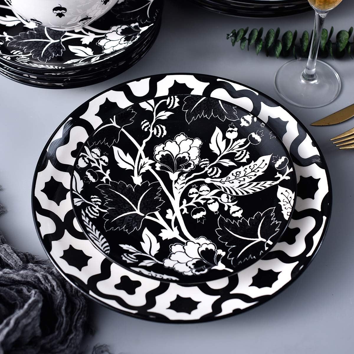 dinnerware-set-ceramic-plates-and-bowls-for-4-stoneware-dish-set