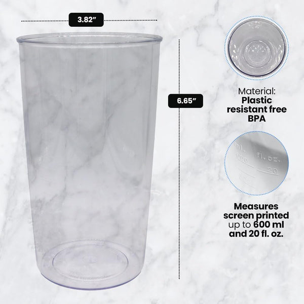 27 Oz Measuring Cup for Immersion Blender | BPA Free Plastic Measuring Beaker with Pour Spout, Stable Base & Clear Measurements | Mixing Cup for Smoothies, Soups & Sauces5