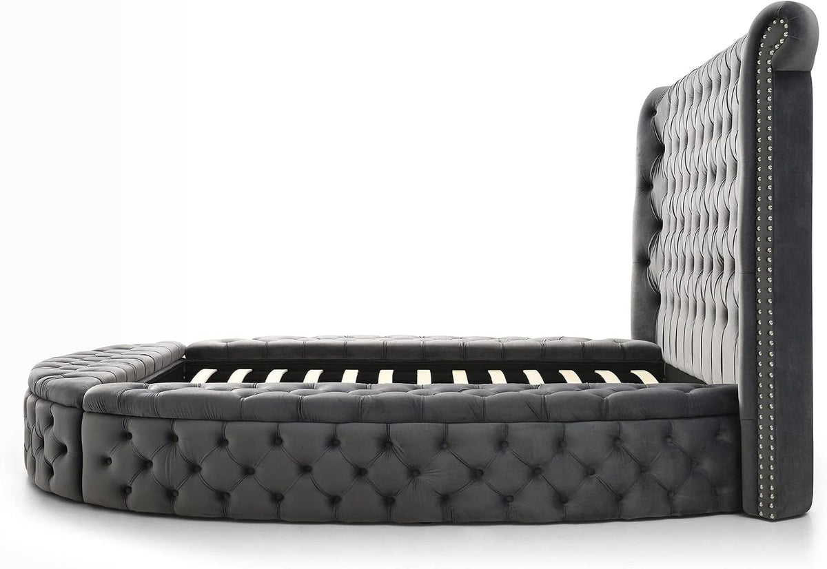 elizabeth-107-x-101-velvet-round-storage-king-bed-in-gray