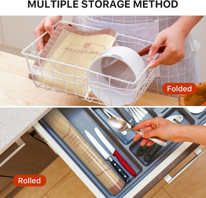 26"X16" Extra Thick Silicone Baking Mat for Pastry and Bread | Non-Slip & Non-Stick Mat with Measurements, for Pizza, Pie Crust, Dough Rolling, Pasta & Sourdough, Reusable Counter Sheet9