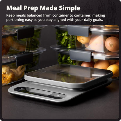 Digital Food Scale for Kitchen & Baking, 22Lb High Capacity | Stainless Steel Platform, Hi-Def LCD, 1G Precision, Tare. Weighs G/Oz/Lb/Ml. for Sourdough, Bread & Bulk Cooking, Large Bowls5