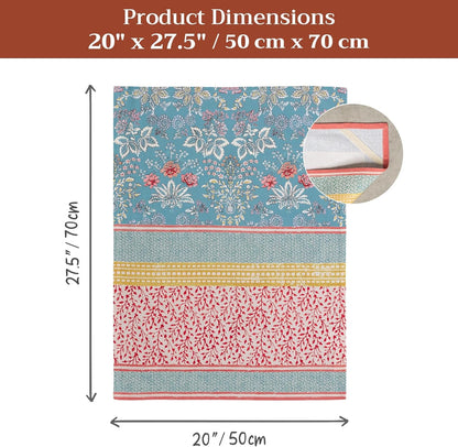 Kitchen Towels Set of 3 Reusable 100% Cotton 27.50" X 20"7