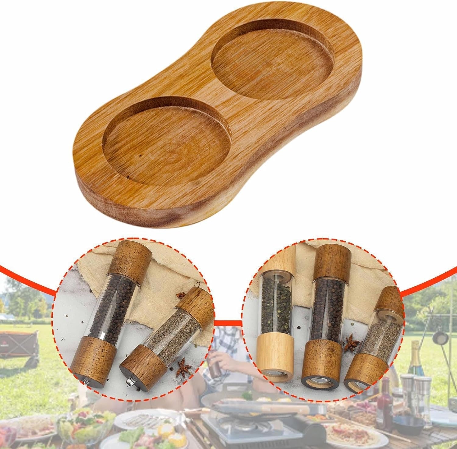 and-pepper-mill-wooden-tray-2-05-inch-inner-diameter-2-slots-seasoning-mill-tool-spice-holder-for-hotel
