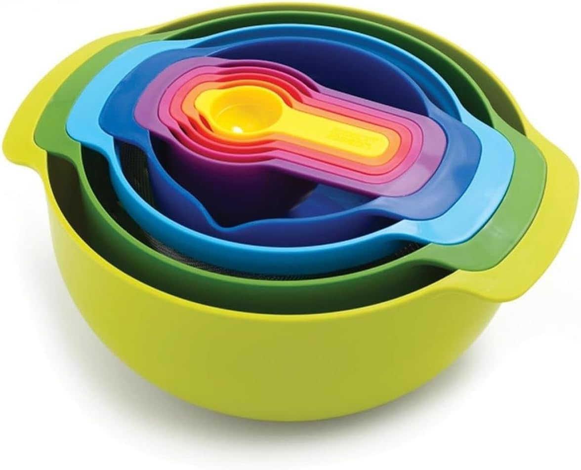joseph-joseph-nest-9-plus-9-piece-compact-food-preparation-set-with-mixing-bowls-measuring-cups-sieve-and-colander-multicolor