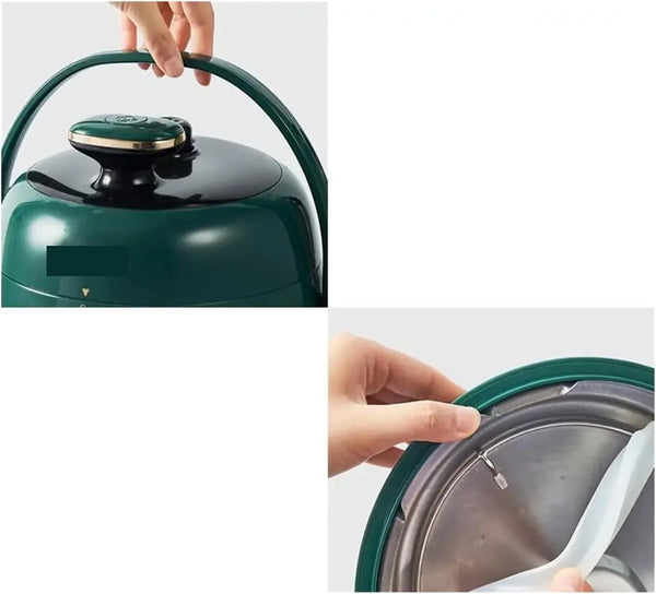 Electric High Pressure RICE Cooker Smart 1.8L Mini Knob Control Fast Fire and Slow Stew HOUSEHOLD Meat Soup Machine5