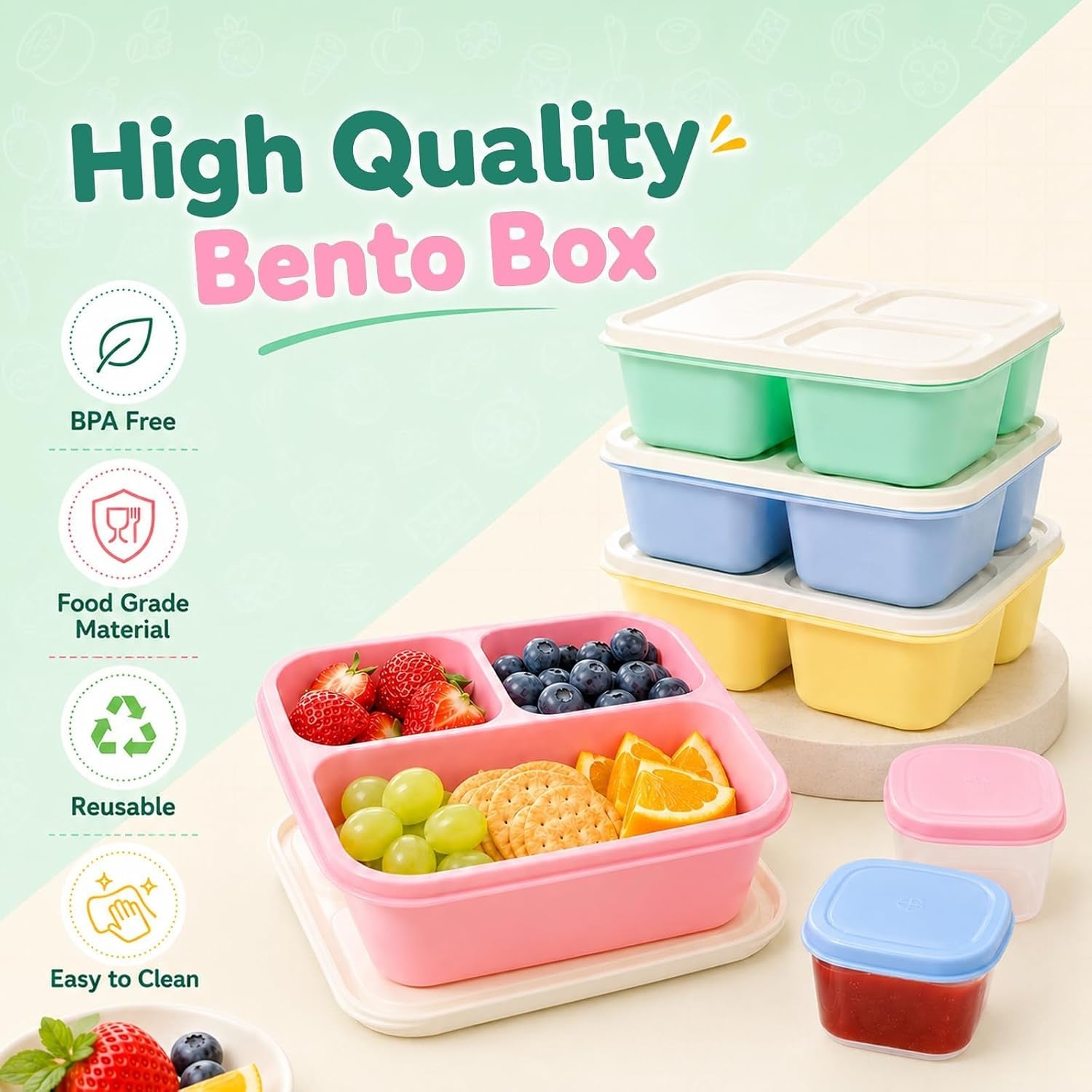 bento-box-snack-containers-3-compartment-lunch-containers-for-adults-reusable-stackable-meal-prep-food-storage-containers-with-leakproof-sauce-cups-4-pack