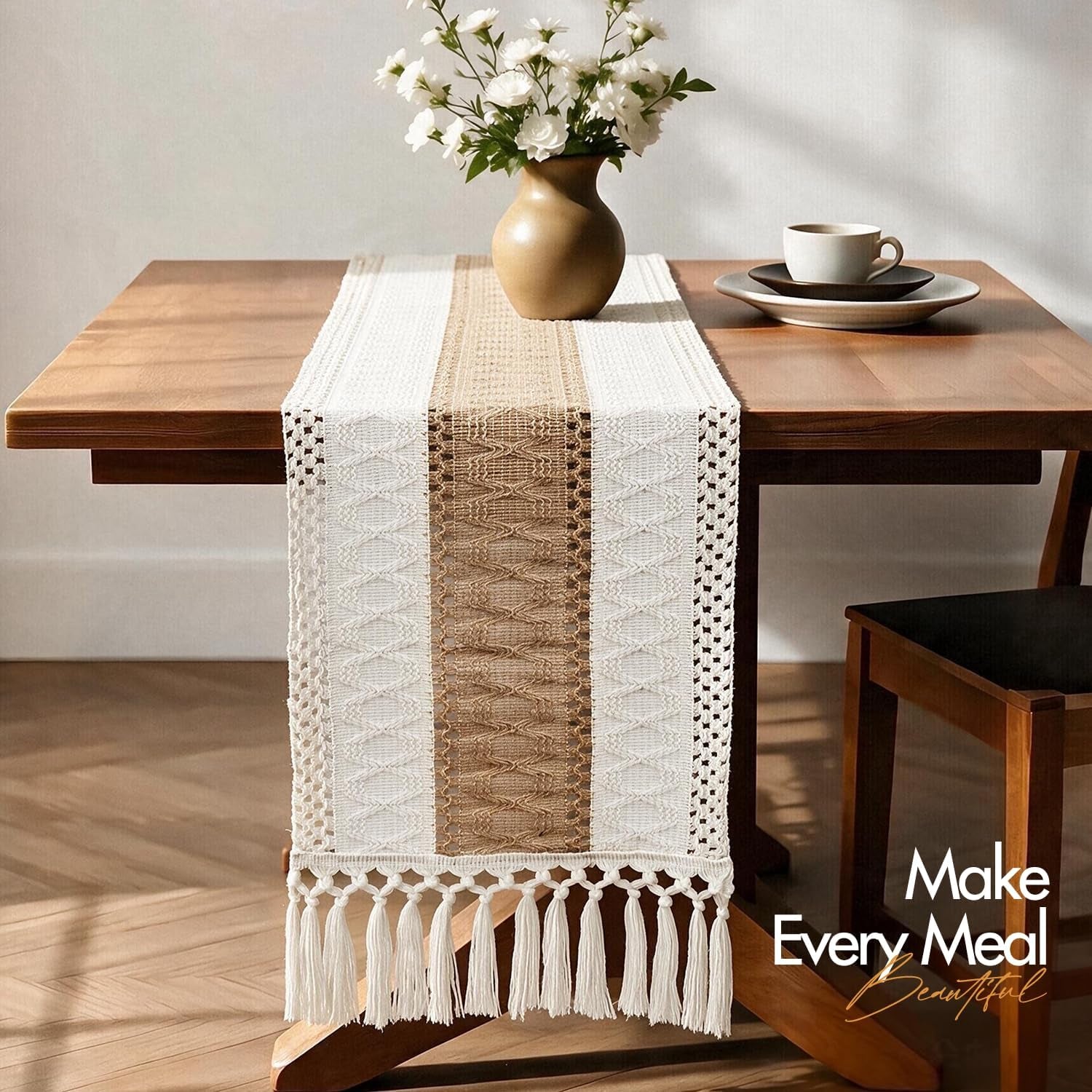 boho-table-runner-with-tassels-farmhouse-rustic-12x72-inch