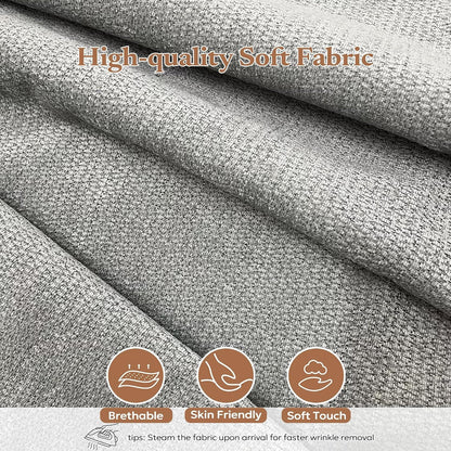 Full Cloud Bed Frame, Boneless Cushioned Foam Bed with Plush Fabric9
