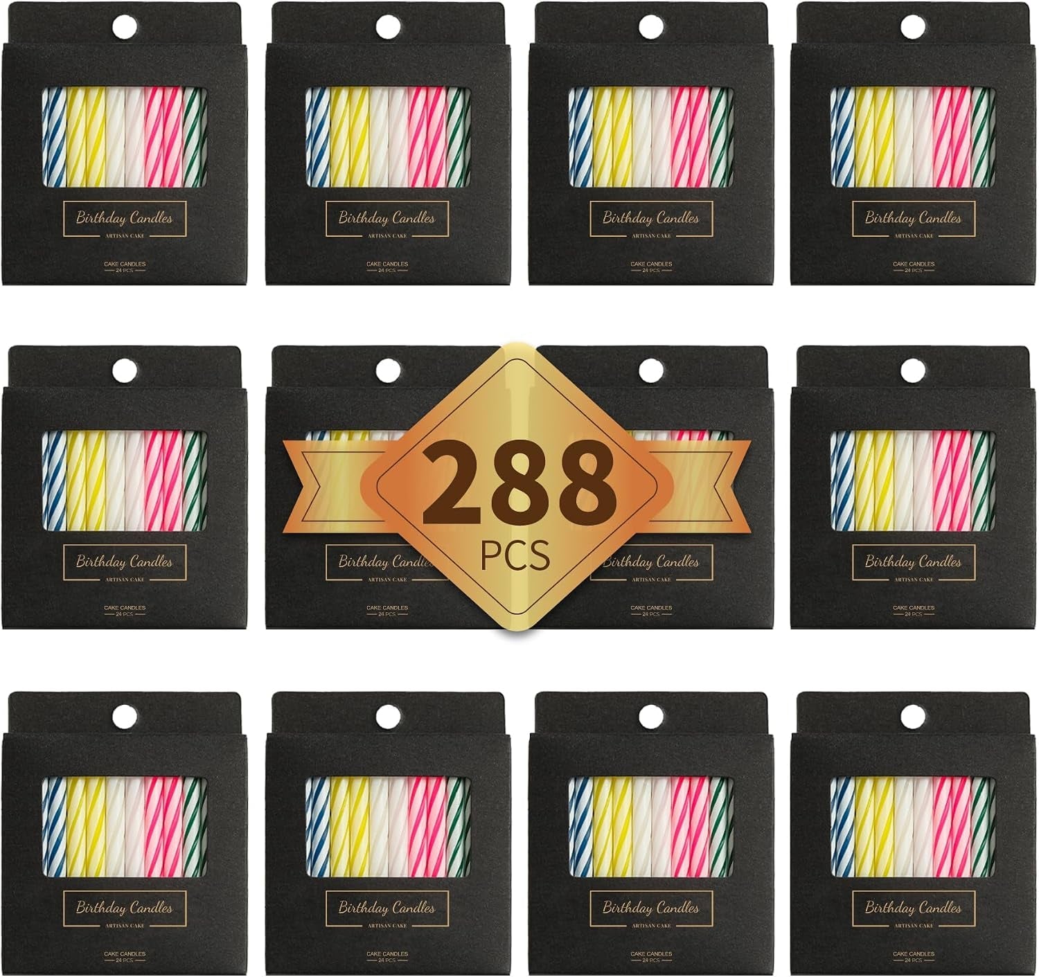 288-count-multicolored-birthday-candles-spiral-candles-cupcake-candles-party-celebration