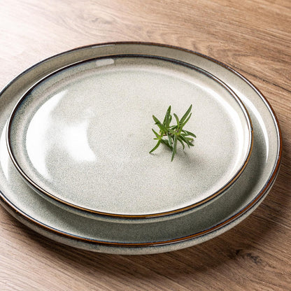 Dinnerware Sets for 6, 18 Pieces Ceramic Plates and Bowls Set2