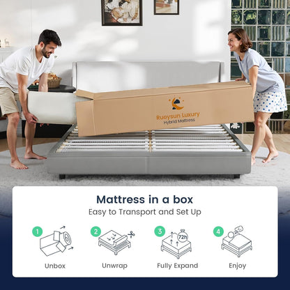 Hotel Level Firm King Size Mattress 12 Inch, Certipur-Us Mattress in a Box6