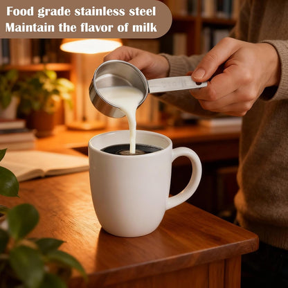 4 Pcs 1/4 Cup Scoop, Stainless Steel 2 Oz Measuring Cup5