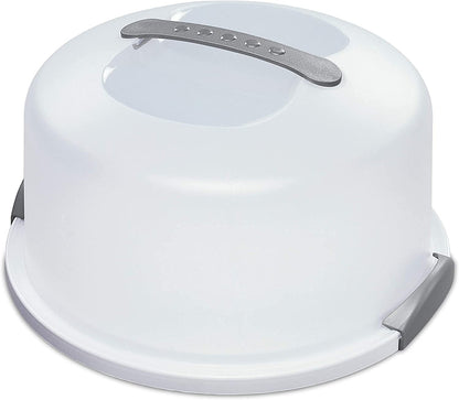 Cake Server Circular Serving Container White1