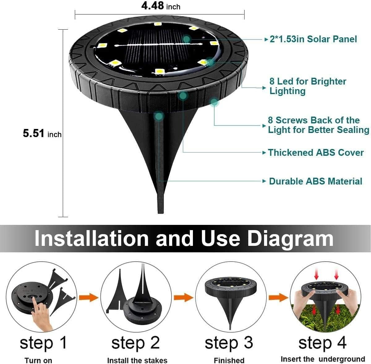 solar-powered-ground-lights-12-pack-waterproof-led-solar-lights-outdoor-solar-disk-lights-decorative-solar-garden-lights-for-landscape-pathway-patio-yard-walkway-path-lawn-driveway-lighting-warm-white