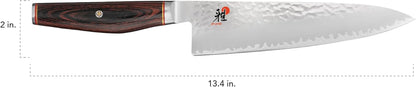 Artisan 8-Inch Chef’S Knife, Made in Japan, Sharp Hanbazuke Finish, Pakka Wood Handle3