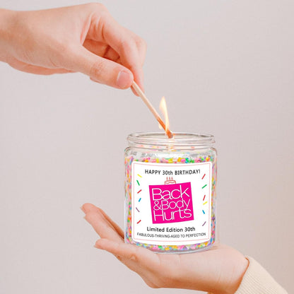30Th Birthday Gifts for Women Men, Happy 30Th Birthday Candle3