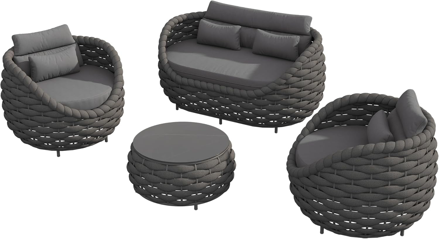 4pcs-patio-conversation-set-outdoor-sofa-with-loveseat-table