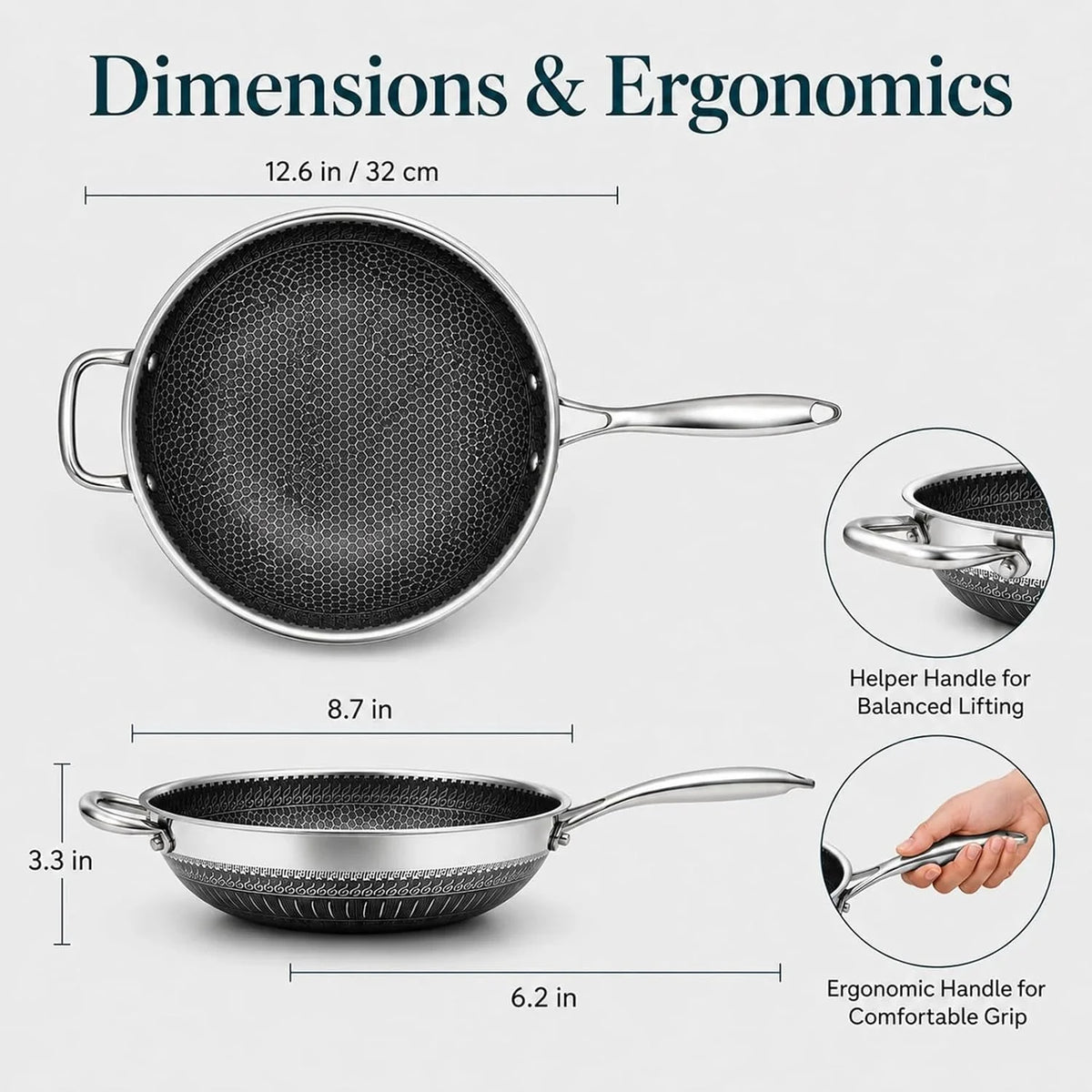 12-6-inch-stainless-steel-honeycomb-wok-pan-with-standing-glass-lid-flat-bottom-stir-fry-pan-for-induction-gas-electric-stoves-physical-stick-resistant-surface-dishwasher-safe