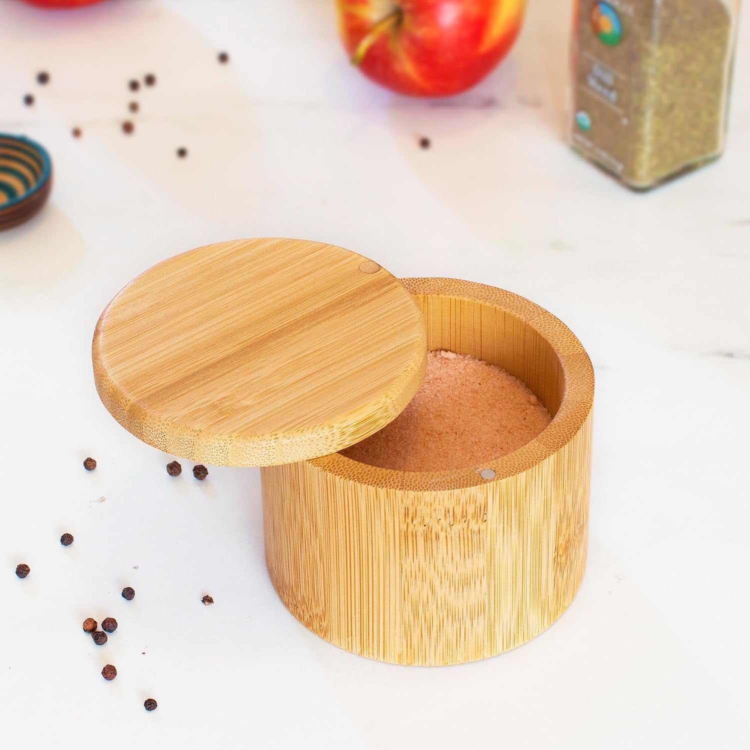 salt-cellar-with-swivel-lid-salt-container-for-countertop-easy-open-magnetic-lid-for-one-hand-use-while-cooking-6-oz-salt-box-for-favorite-salts-seasonings-or-herbs