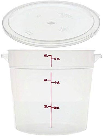 RFS6PP190 Camwear 6-Quart round Food Storage Container with Lid1