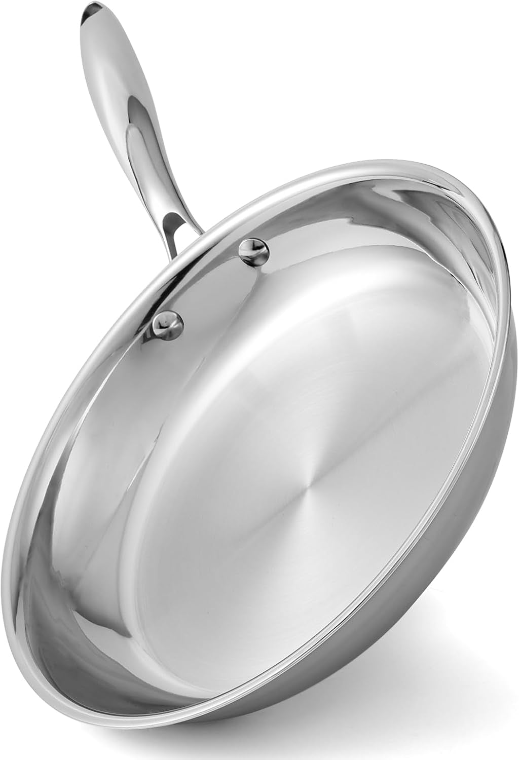 tri-ply-stainless-steel-frying-pan-10-inch-non-toxic-pfas-pfoa-ptfe-free-compatible-with-all-cooktops-induction-safe-oven-safe-pan-for-searing-sauteing