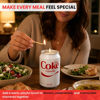 Diet Cola Candle - Smells like Real Cola - a Fun Candle, Top Pick among Soda Lovers Gifts - Funny Candles for Women & Men, Funky Candles, Merch Gift for Birthdays, Cool Gifts and Aesthetic Room Decor6