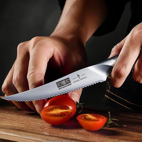 5 Inch Tomato Knife, Ultra Sharp Japanese Tomato Slicer Knife6