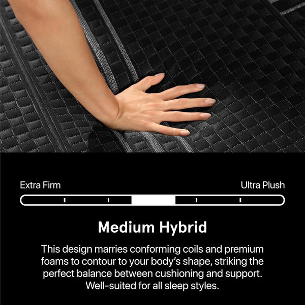 Beautyrest Black Series One Medium 13" Queen Hybrid Mattress4
