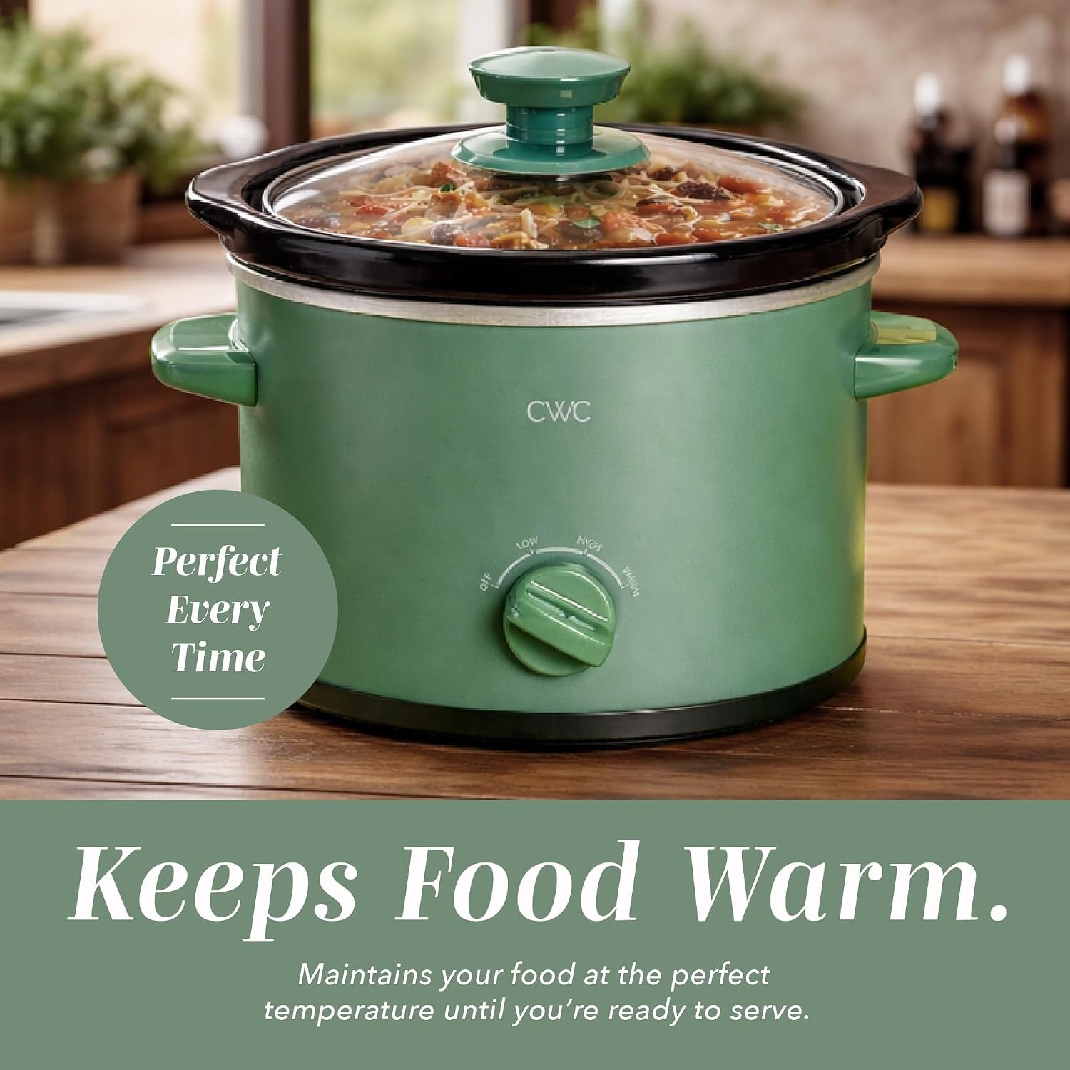 2qt-mini-electric-round-slow-cooker-adjustable-settings-removable-stoneware-pot-tempered-glass-lid-dishwasher-safe-cool-touch-side-handles-dark-sage