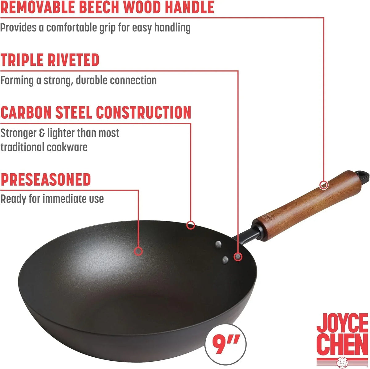joyce-chen-classic-series-9-5-inch-preseasoned-carbon-steel-stir-fry-pan