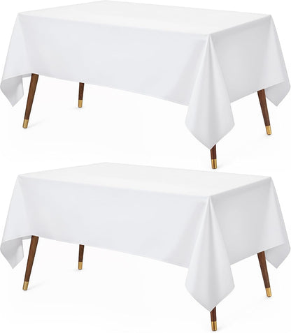 Rectangle Table Cloth 2 Pack [60X102 Inches, White]1