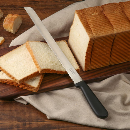 Serrated Bread Knife for Homemade Bread, 12 Inch Stainless Steel2