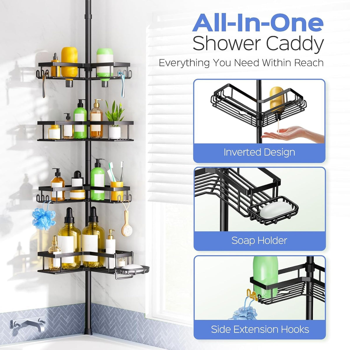shower-caddy-tension-pole-4-tier-corner-storage-bathroom-essentials