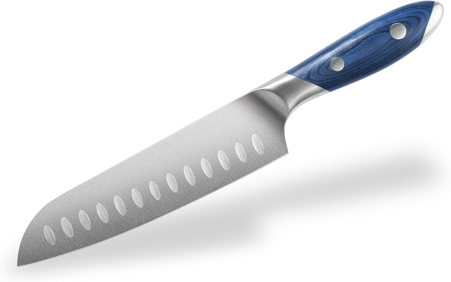 7-inch-stainless-steel-kitchen-santoku-knife-blue-pakkawood-handle