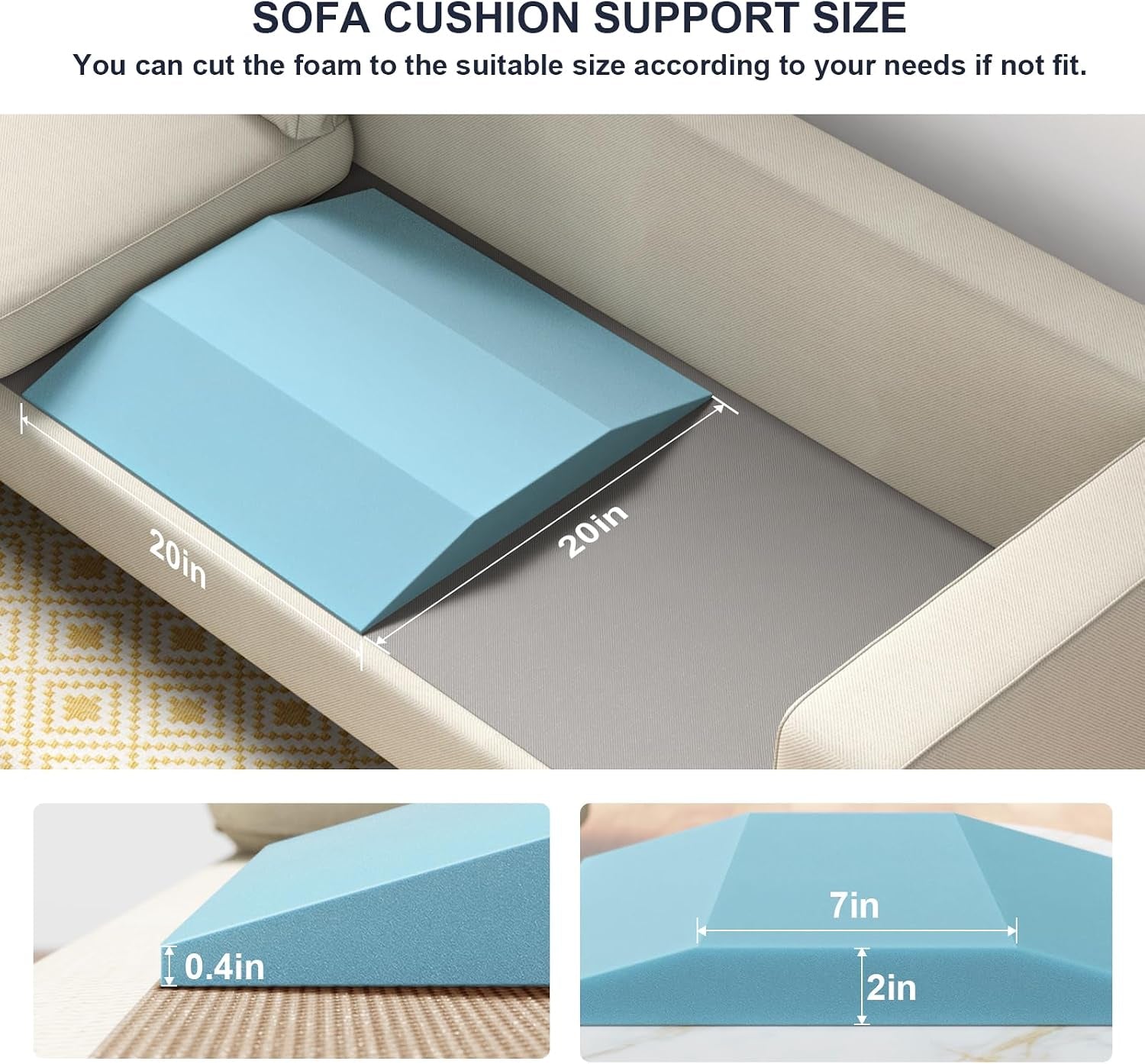 couch-cushion-support-for-sagging-seat-20x20x2-40d-firm-trapezoid-foam